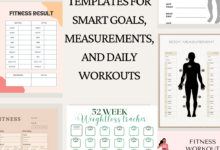 Photo of Templates for SMART Goals, Measurements, and Daily Workouts